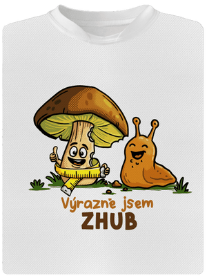 Jsem zhub pánské sportovní tričko White