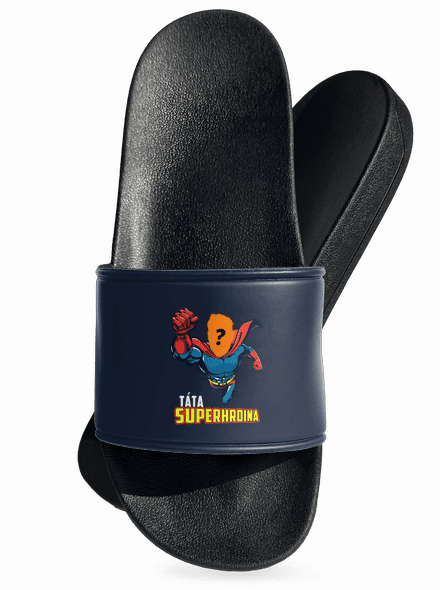 Táta superhrdina pantofle Navy