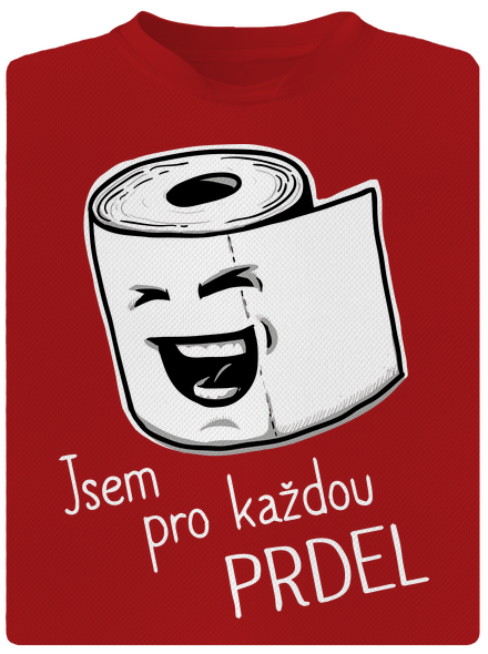 Prdel pánské sportovní tričko Red Mal