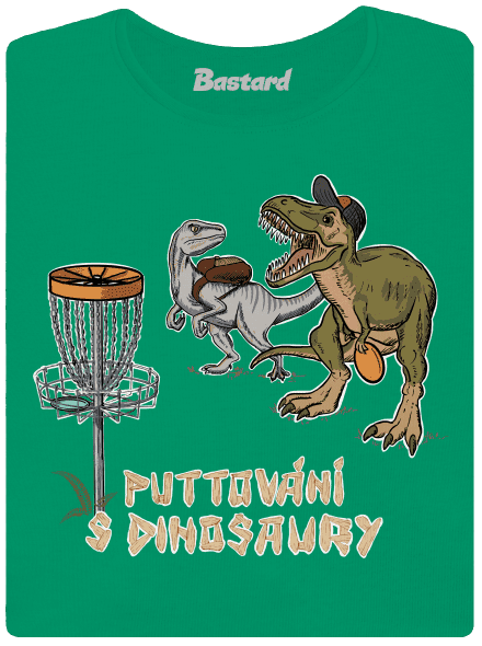 Puttování s dinosaury dámské tričko Kelly Green Mal