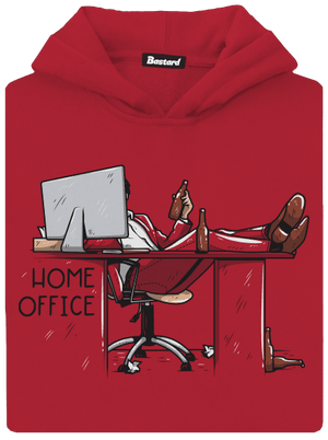 Home Office dětská mikina klokanka Fire Red