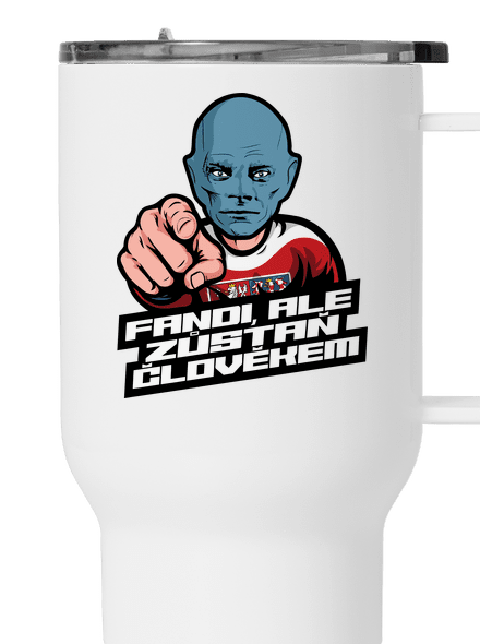 Fandi, ale zůstaň Fantomasem termohrnek White