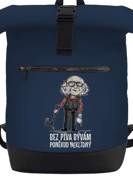 Neklidný bez piva batoh French Navy