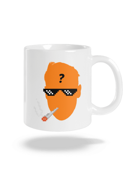 Thug life klasický hrnek White