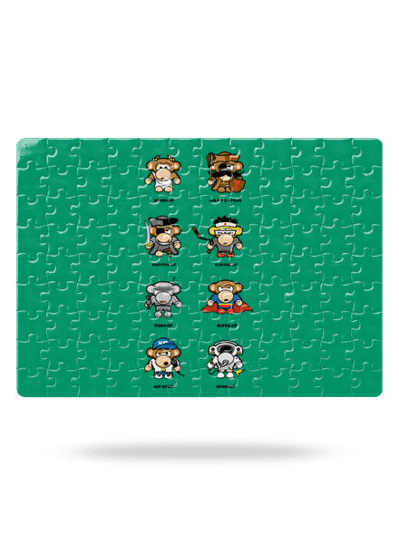 Tlupa opic puzzle White
