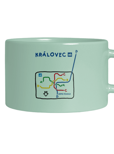 Metro Královec hrnek makronka Mint Macaron