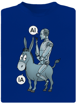 Osel a AI pánské sportovní tričko Royal Blue Mal