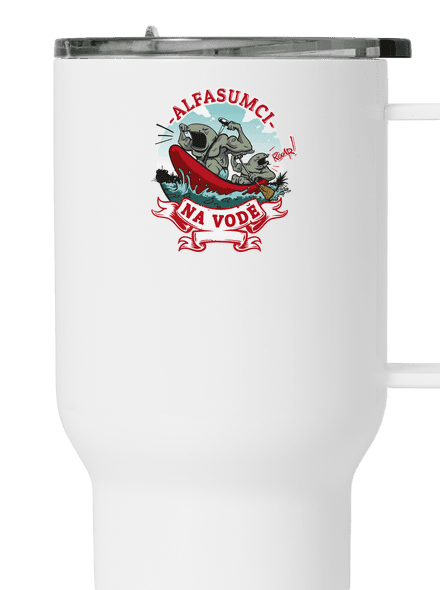 Alfasumci na vodě termohrnek White