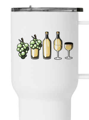 Evoluce bílého vína termohrnek White