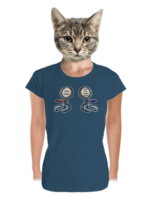 Polévka Gazpacho dámské tričko premium Petrol Blue