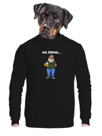 unisex mikina bez kapuce