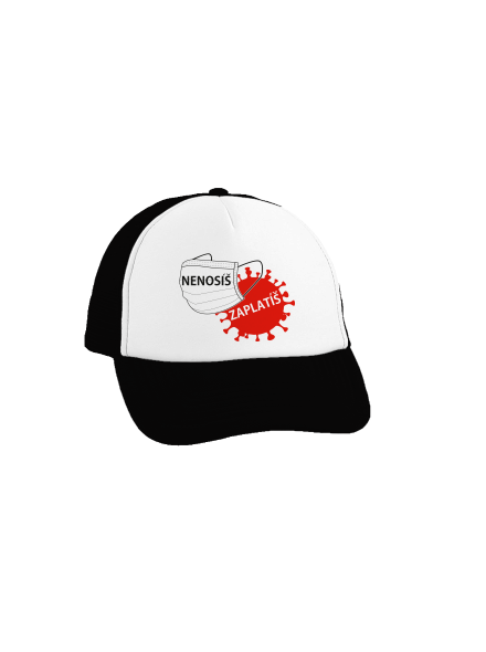 Nenosíš zaplatíš kšiltovka truckerka Black cap