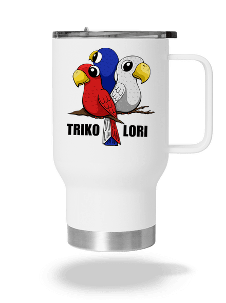 Trikolori termohrnek White