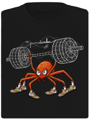 Pavučinka dámské sportovní tričko Black