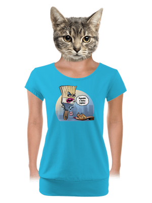 dámské tričko s lemem