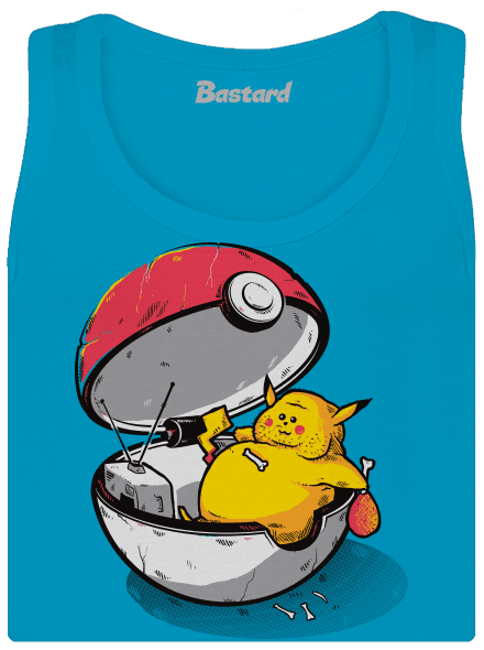 Konec pokémona dámské tílko klasické Blue Atol