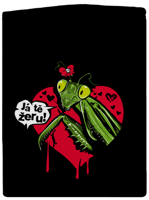 K sežrání dámská mikina na zip Black