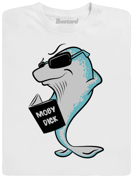 Moby Dick pánské dlouhý rukáv White