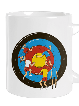 Rychlé šípy velký hrnek White