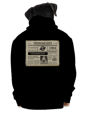 Věštecké listy pánská mikina na zip Black