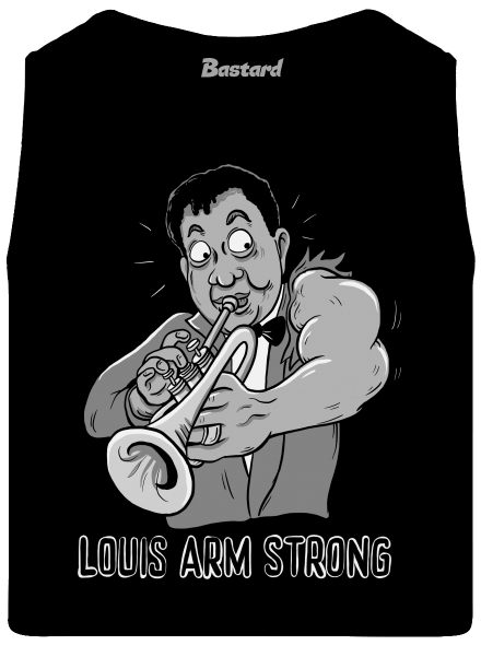 Louis Armstrong pánské tílko Black