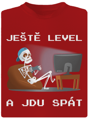 Ještě level pánské sportovní tričko Red Mal