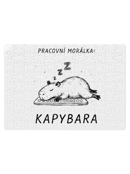 Pracovní morálka puzzle White