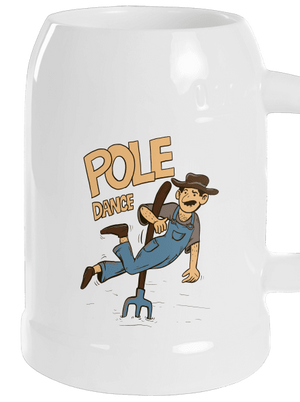 Pole Dance půllitr White