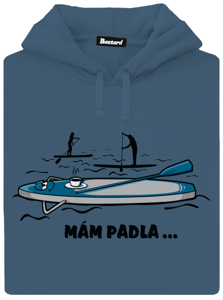Mám padla dámská mikina klokanka Denim