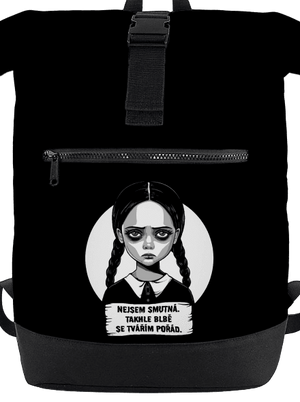 Nejsem smutná batoh Black