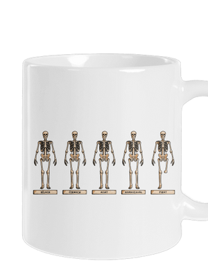 Kostry klasický hrnek White