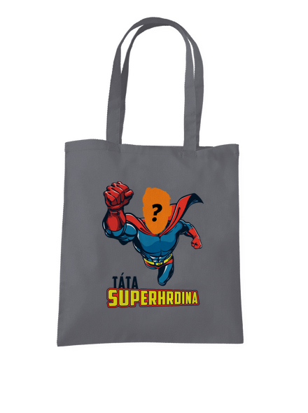 Táta superhrdina taška Graphite grey