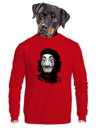 unisex mikina bez kapuce