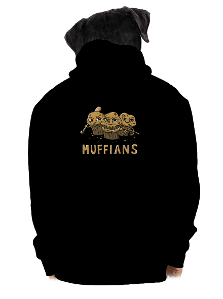 Muffians pánská mikina na zip Black