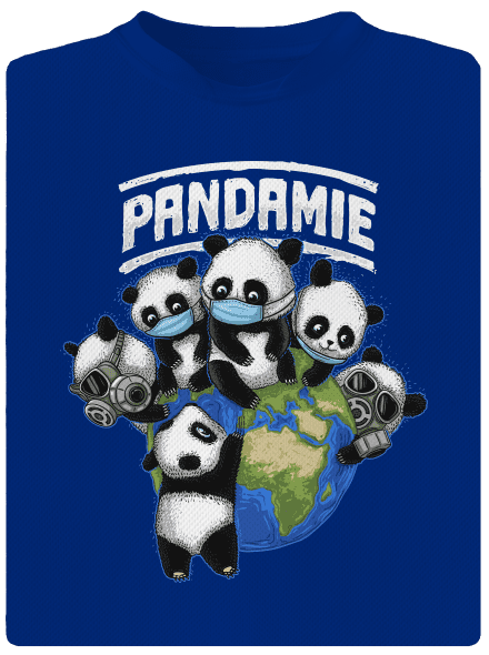 Pandamie pánské sportovní tričko Royal Blue Mal