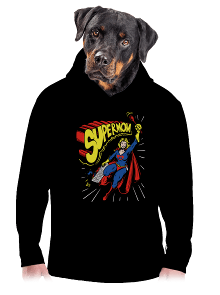 Supermom pánská mikina klokanka Black