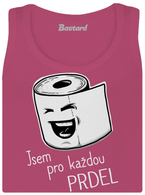Prdel dámské tílko klasické Magenta
