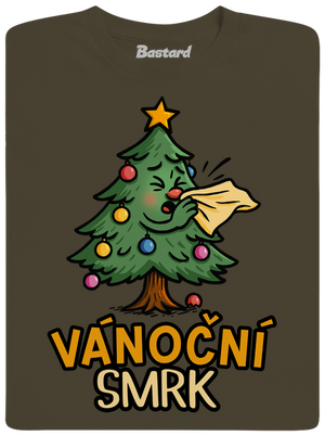 Vánoční smrk pánské dlouhý rukáv Urban Khaki