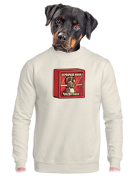 unisex mikina bez kapuce