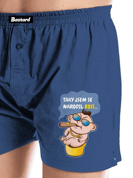 Boss pánské trenky Blue