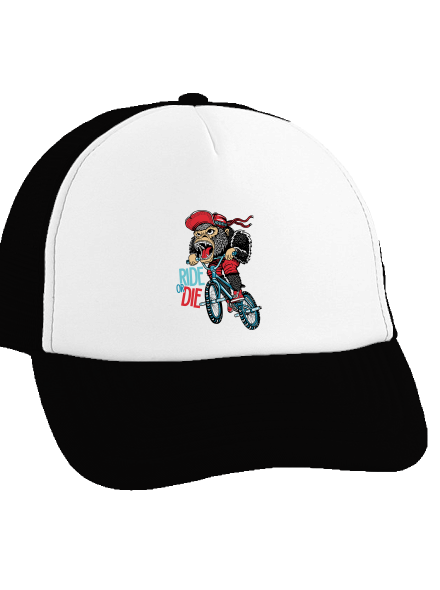Ride or die kšiltovka truckerka Black cap