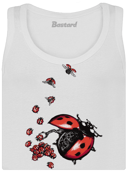 Ladybird Factory dámské tílko klasické White