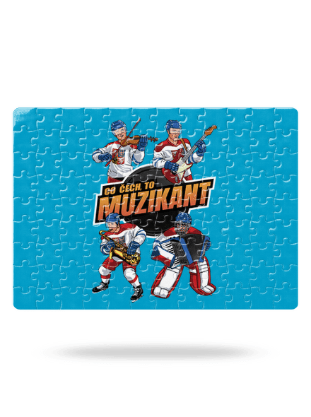 Co Čech, to hokejista puzzle White