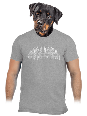 Cimrman: Debil, blbeček pánské tričko Sport Grey