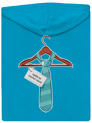 Nechci se vázat dámská mikina na zip Blue Atol