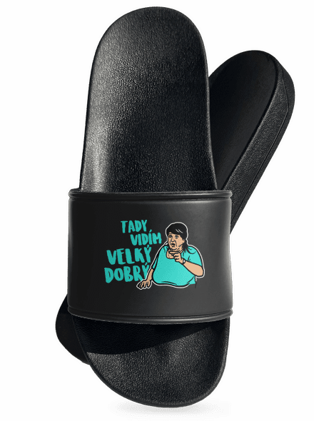 Velký dobrý pantofle Black