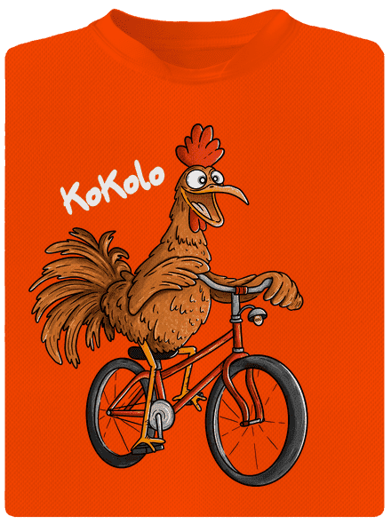 Kokolo pánské sportovní tričko Neon Orange