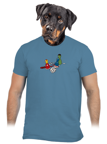 Superhrdino nezlob se pánské tričko Stone Blue