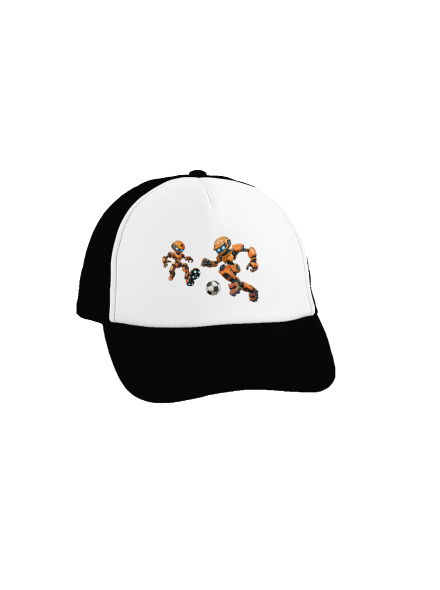 AI fotbal kšiltovka truckerka Black cap