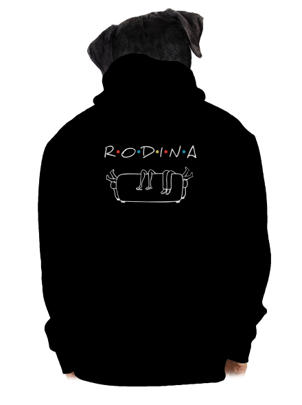 Rodina pánská mikina na zip Black